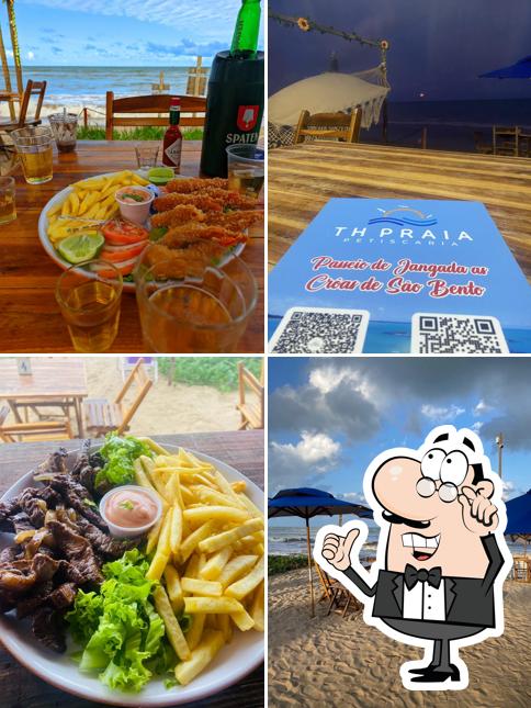 O interior do TH Praia - Bar e Restaurante - Petiscos / Frutos do Mar / Drinks / Melhor Arrumadinho da Praia
