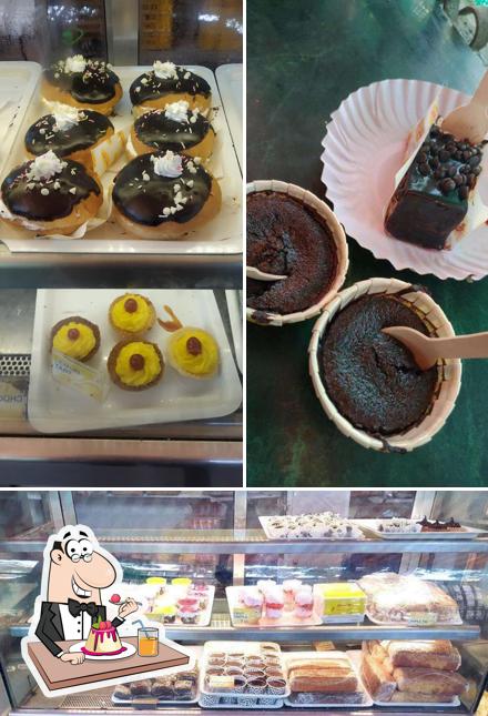 Jimmy Boy Mahim serves a range of desserts