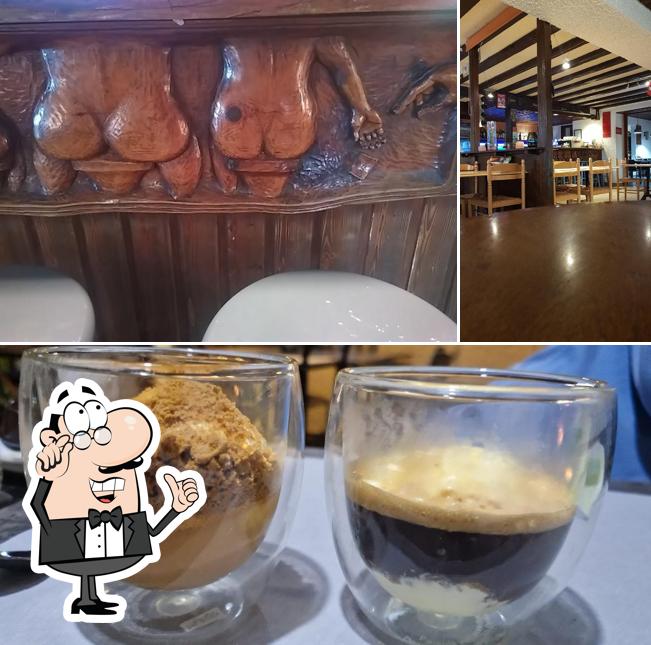 Gli interni di Café-Restaurant de Champlan, chez Ana