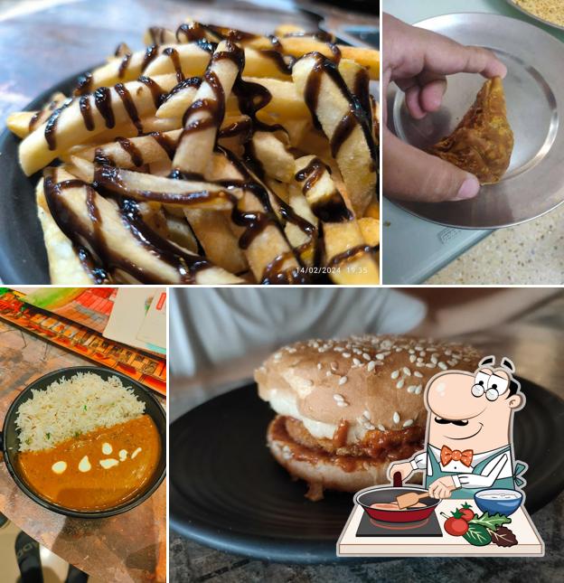 Chicken curry at Samosazz cafe