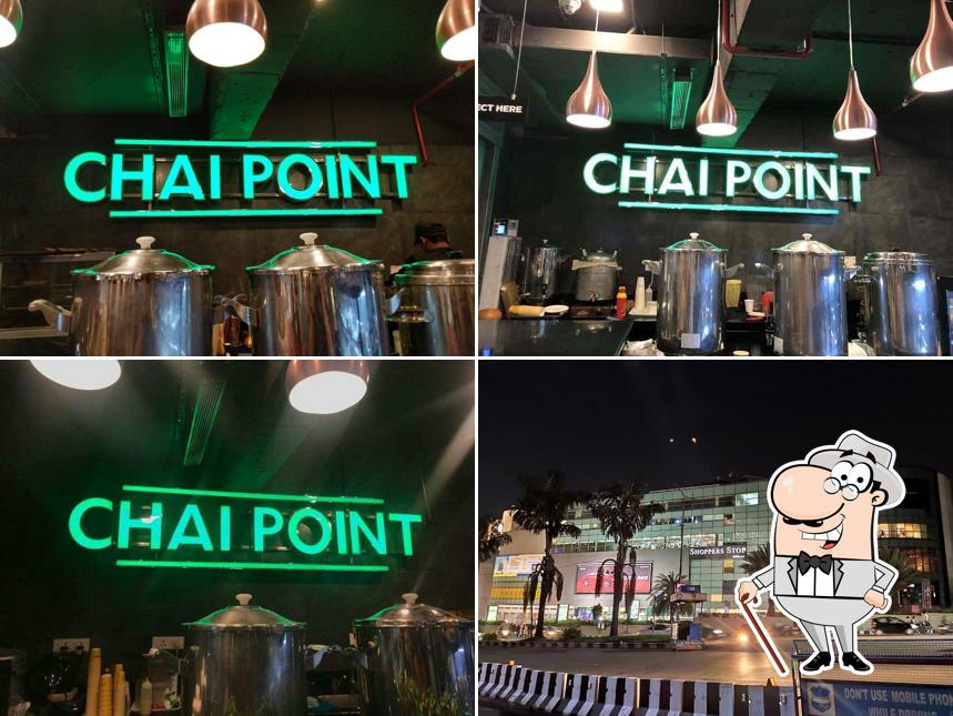 The exterior of Chai Point - GVK One Mall, Banjara Hills