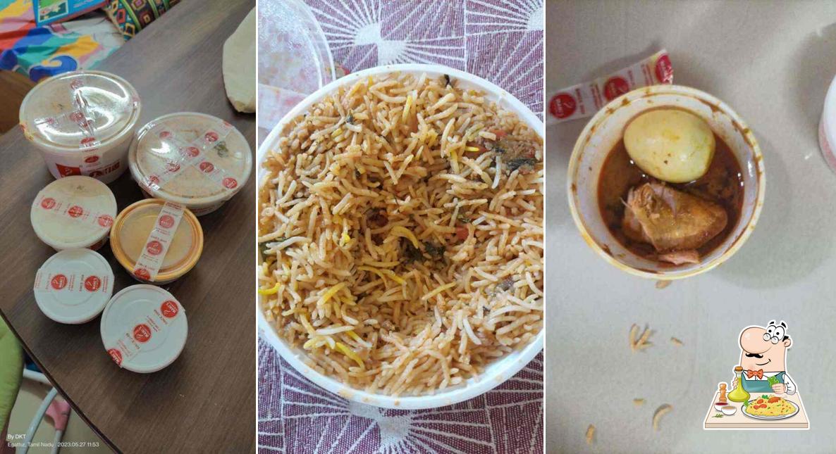 Meals at Mani's Dum Biryani