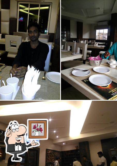 The interior of NAKSHATRA VEG RESTAURANT