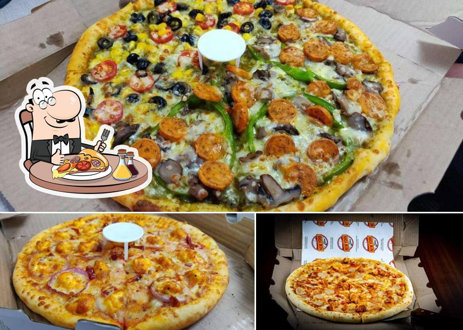 Pick various kinds of pizza