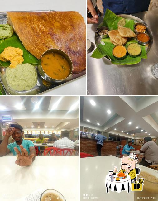 The picture of food and drink at Rajesh Restaurant