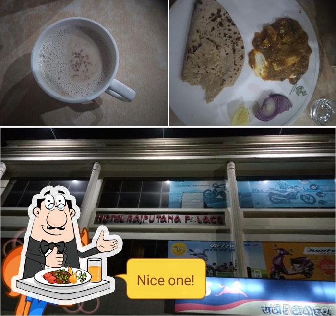Food at Rajputana Hotel