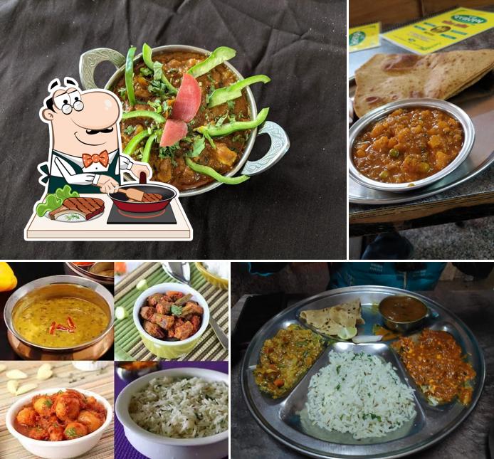 Order meat meals at Jay Jalaram Parotha House