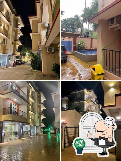 The exterior of Kay's Calangute Resort Service Apartments