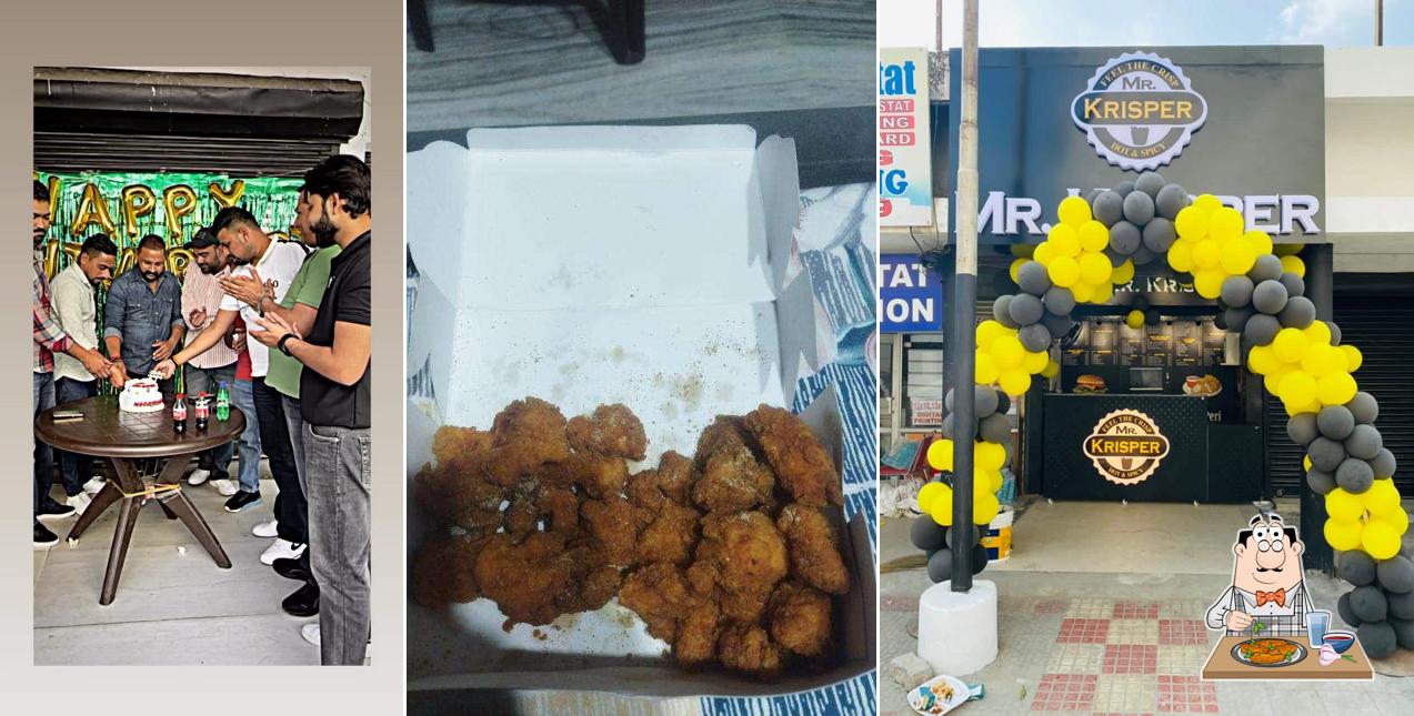 Chicken wings at Mr. Krisper Karnal