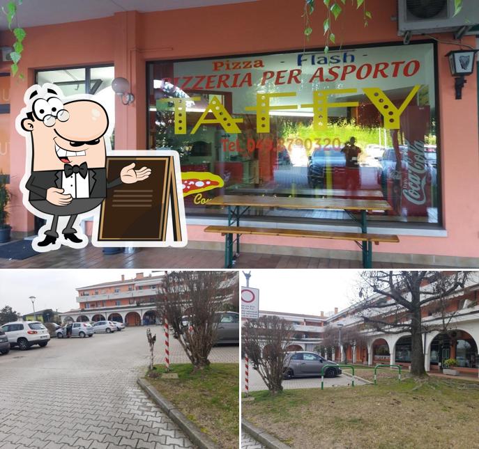 Dai un’occhiata alla immagine che presenta la esterno e interni di Pizza Taffy - Flash 2