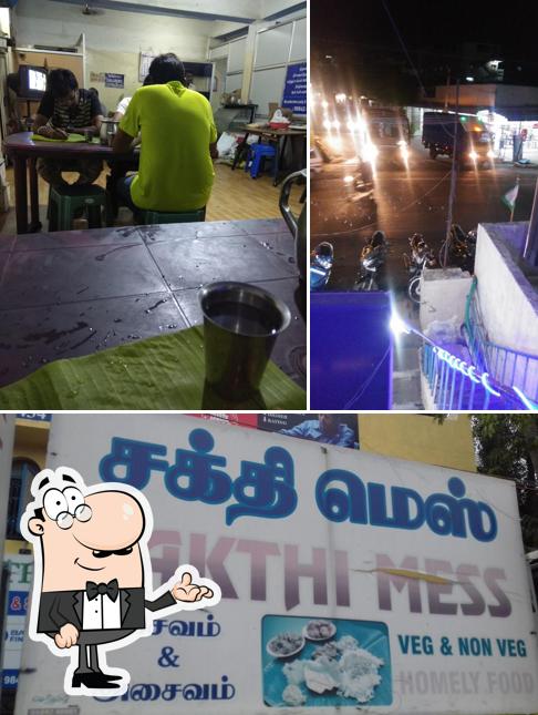 The interior of Sakthi Mess