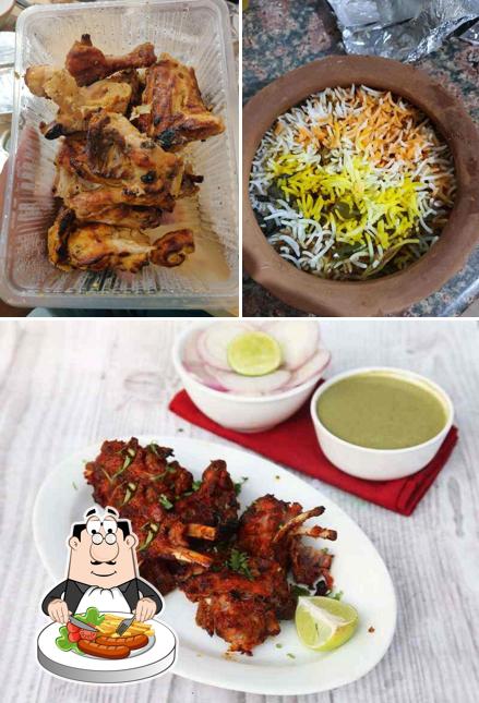 Bibimbap and chicken wings at Alrasheed mughlai food