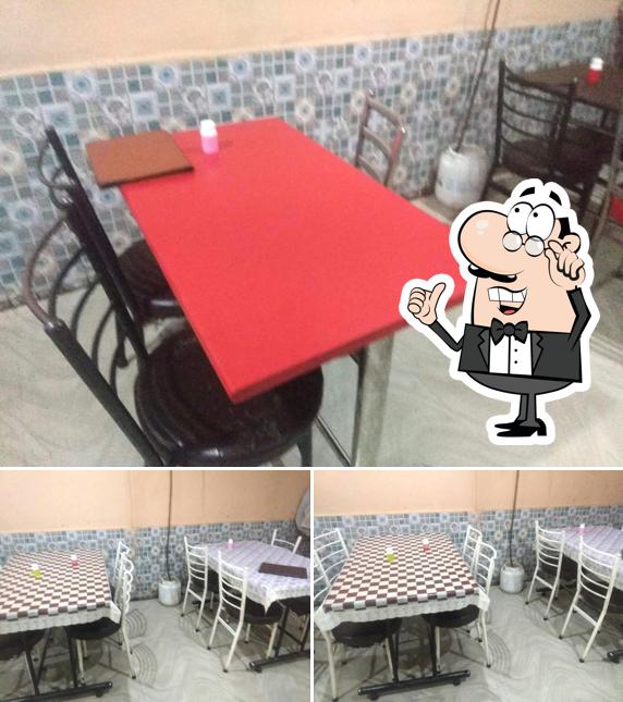 The interior of Aangan Restaurant