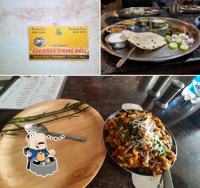 Food at Aashirwad Dining Hall