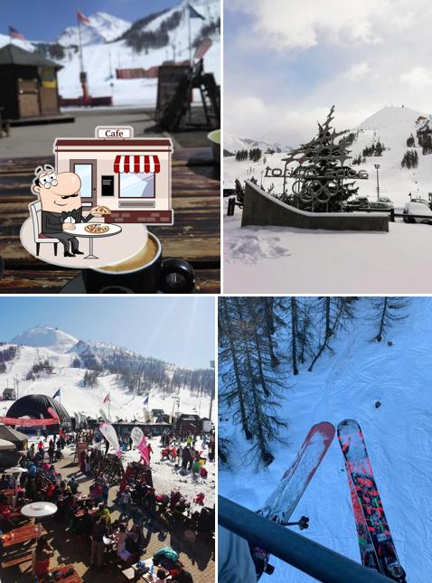 Gli esterni costituiscono una caratteristica importante di BAR Scuola Sci Sestriere