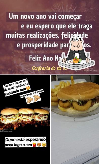 A foto da comida e exterior no Xis da 59