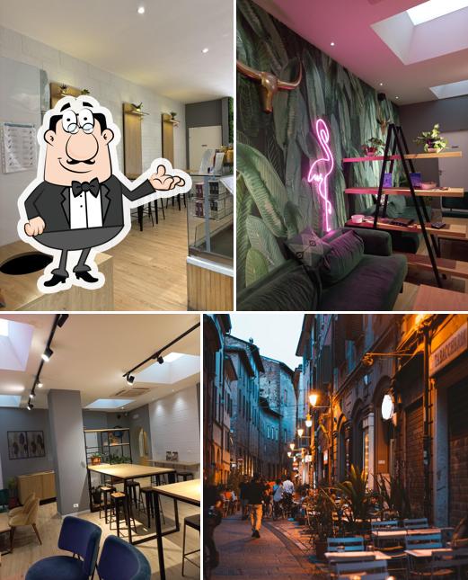 Gli interni di QbiQ Pokeria & BubbleTea