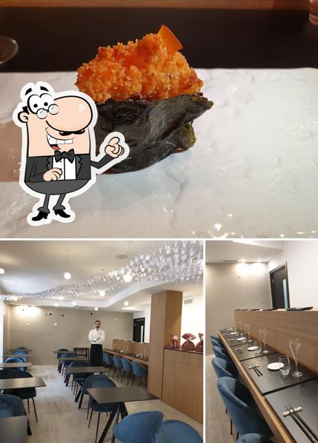 Sushi Barà si caratterizza per la interni e cibo