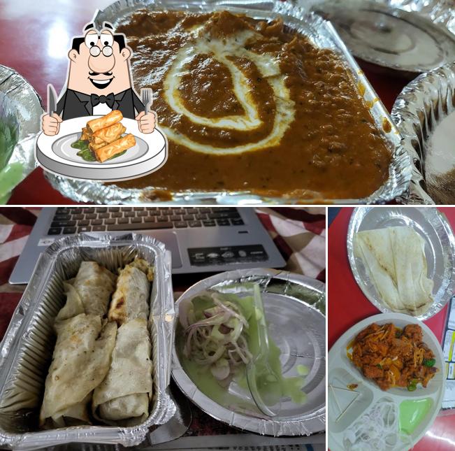 Spring rolls at Veer ji malai chap wale