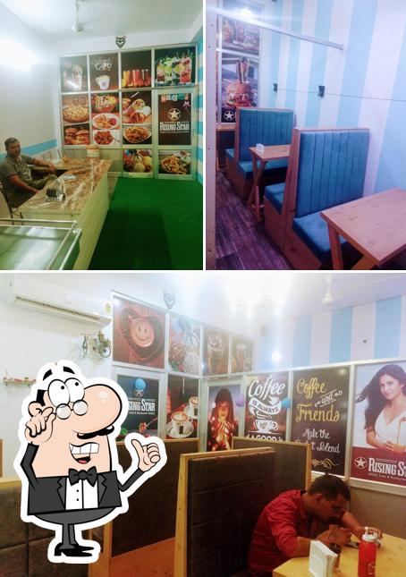 The interior of Rising Star Cafe & Restaurant
