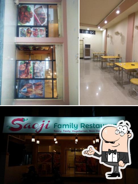 The interior of Saoji Family Restaurant