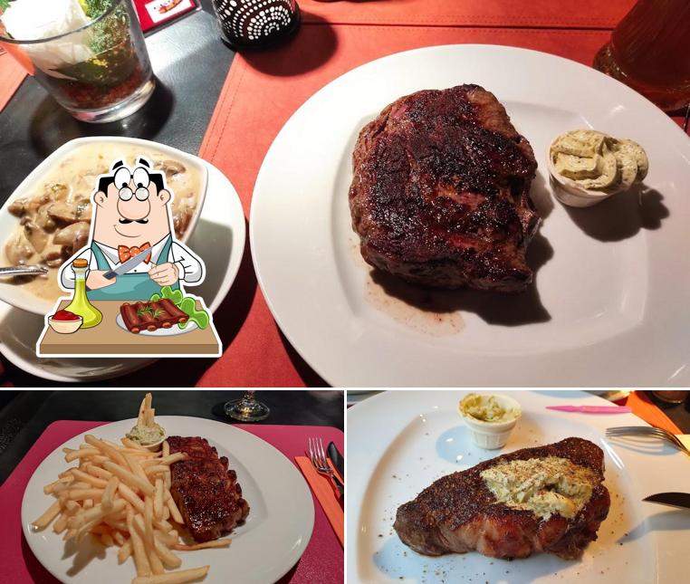 EKU inn offre des plats à base de viande