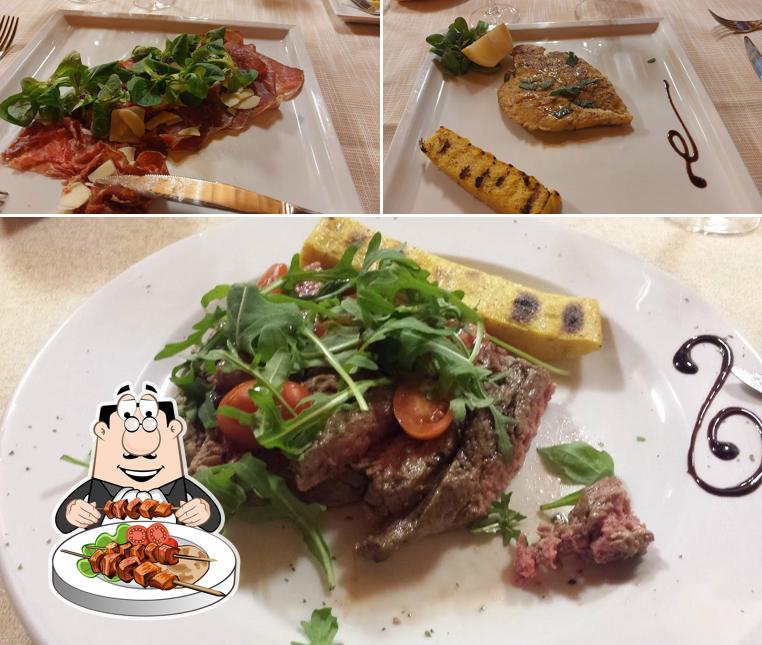 Platti al Trattoria Alla Grotta