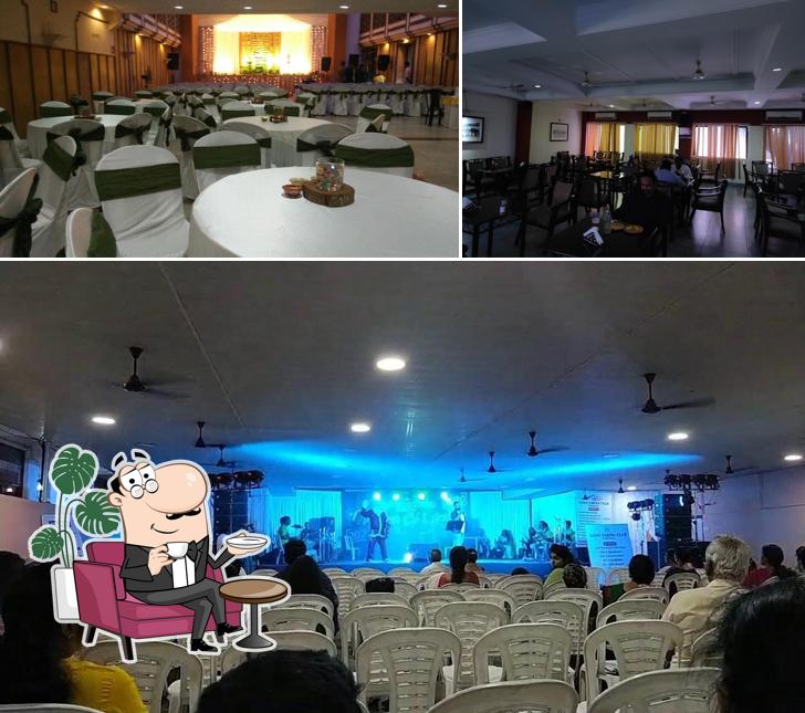 The interior of Rama Varma Club, Ernakulam