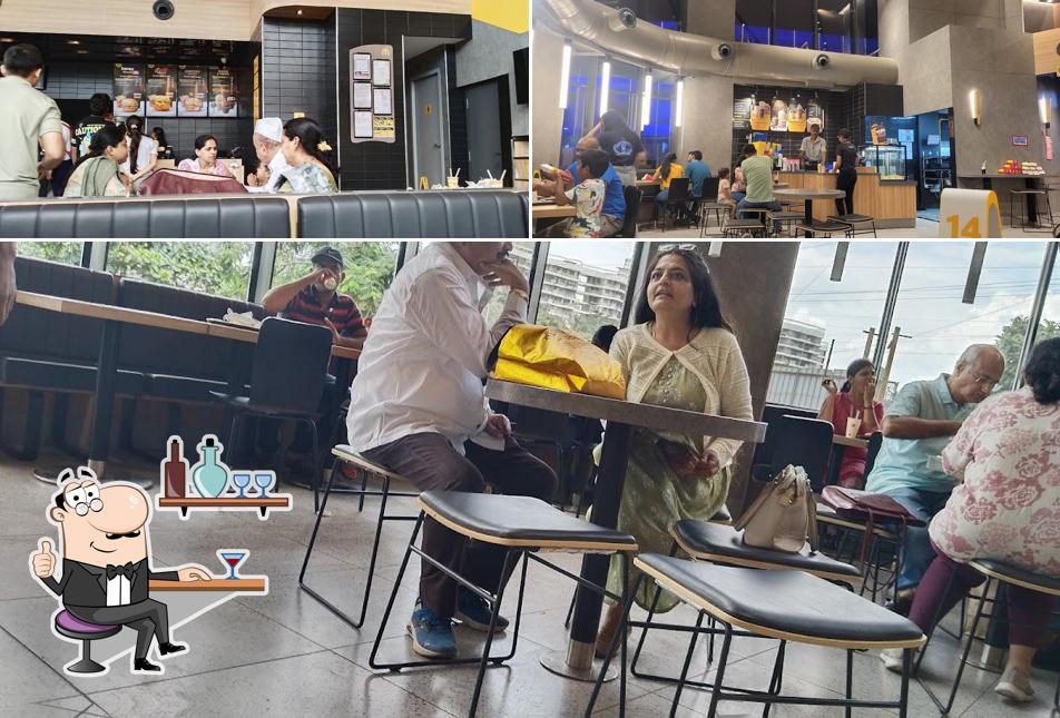 The interior of McDonald's