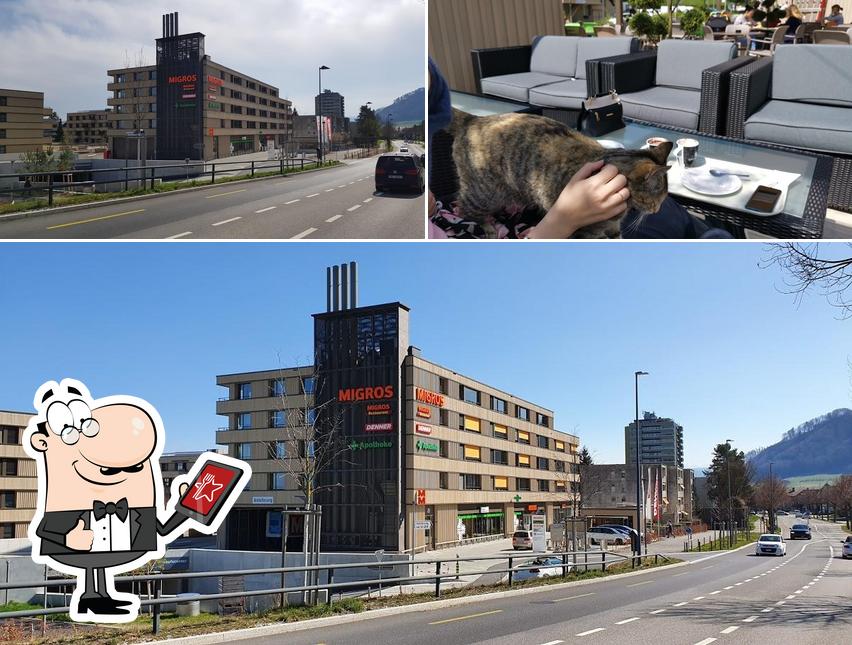 Dai un’occhiata alla immagine che presenta la esterno e interni di Migros-Restaurant - Belp