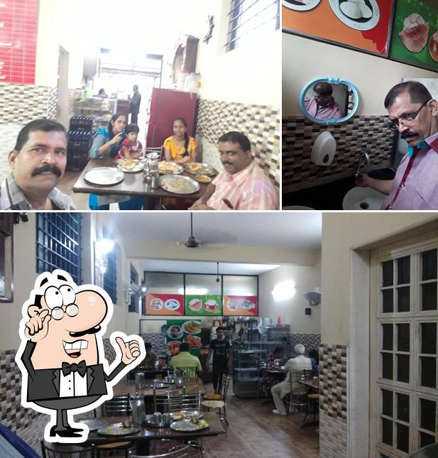 The interior of Ashirwad Coffee House