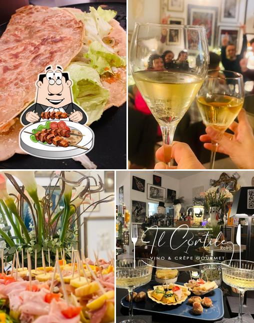 Platti al Creperie Il Cortile Retrò vino & crêpes gourmet