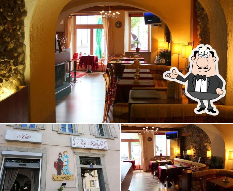 Gli interni di Crêperie La Romaine