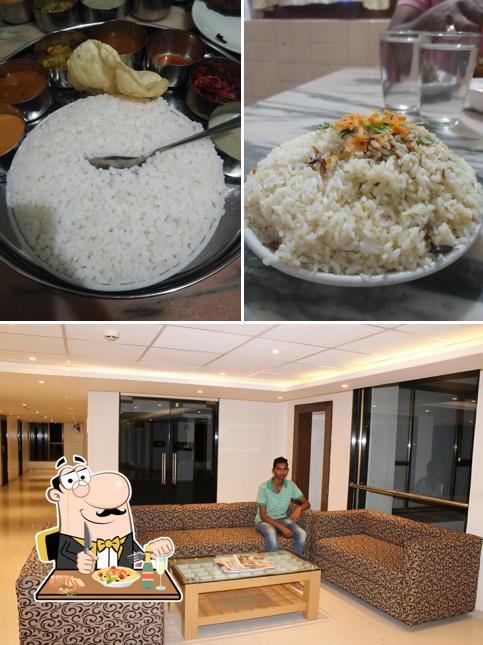 The picture of Hotel Chaithram’s food and interior