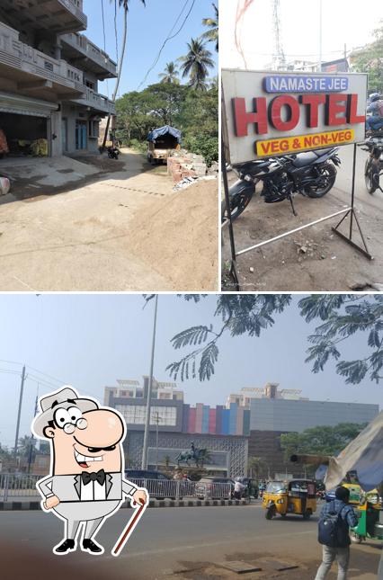 The exterior of Hotel Namaste Jee