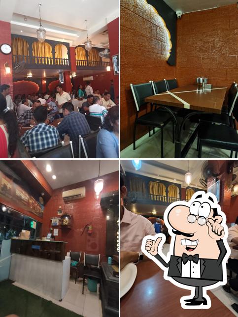 The interior of Hotel Shivraj Dhaba Karad Belapur