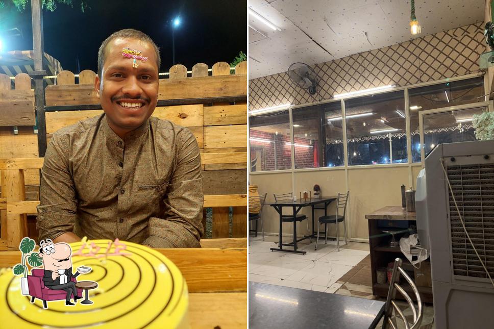 The interior of Hotel jay malhar and family restaurant