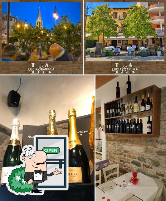 La esterno e bevanda del ristorante