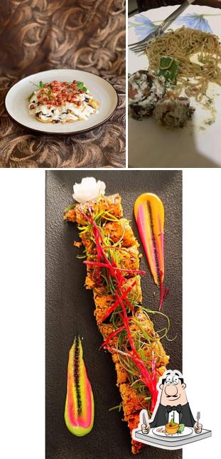 Among various things one can find food and interior at Travellers Palm Cafe & Dining