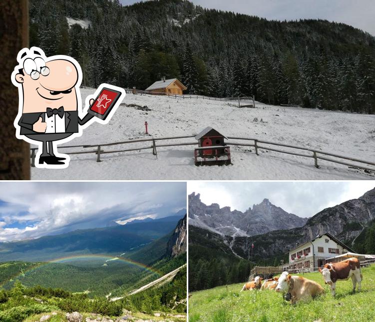 Goditi la vista dagli esterni di Rifugio Italo Lunelli
