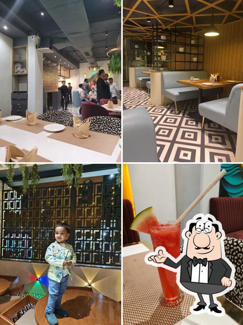 The interior of Spices A Multi Cuisine Family Restaurant