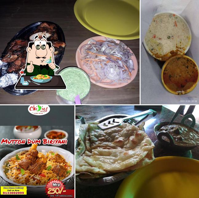 Food at Chillies Restaurant