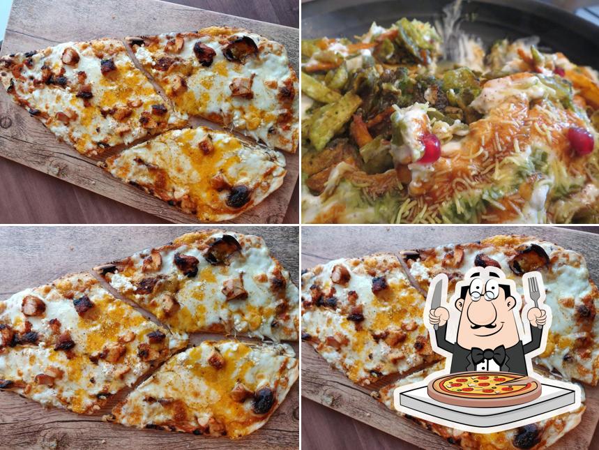 Pick various types of pizza