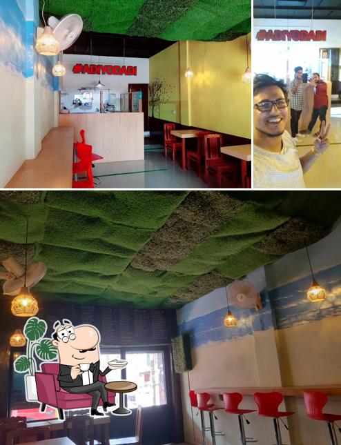 The interior of ADIYODADI Cafe