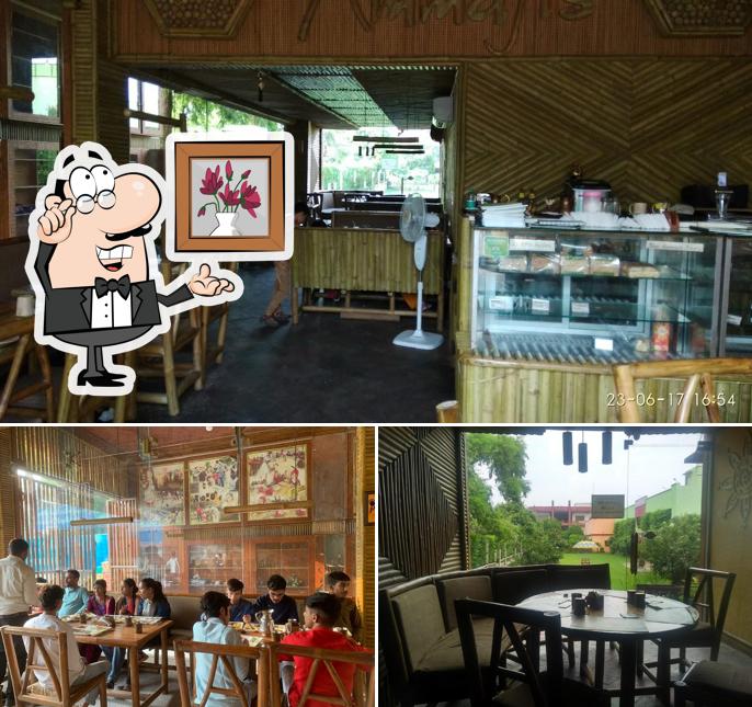 Check out how Ammaji Restro and cafe looks inside