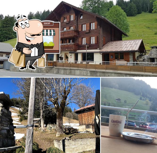 Gli esterni di Auberge de la Comballaz