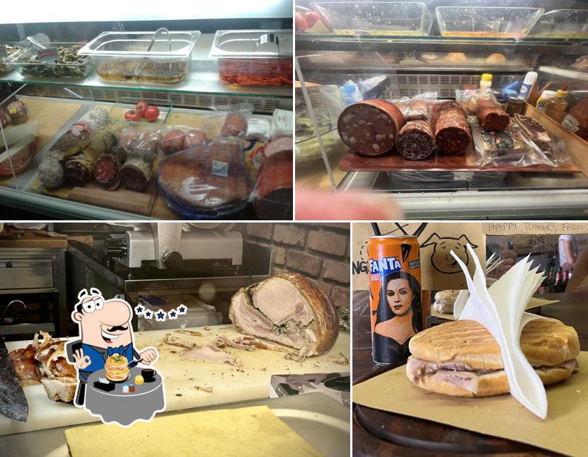 Platti al Angrypig Birretta e Porchetta