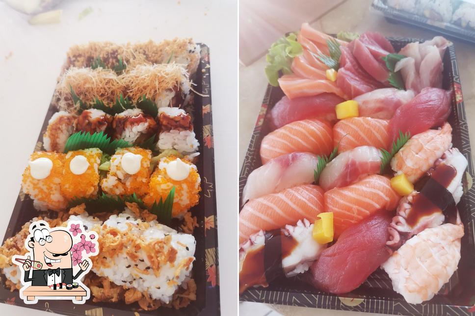 Ordina le varie opzioni di sushi