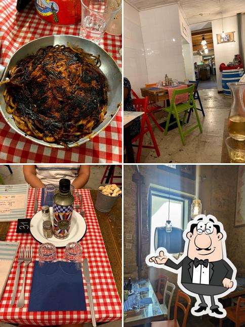 Gli interni di Osteria Mangia e Bevi