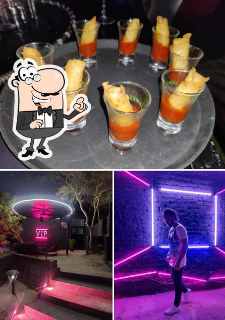 Enjoy the view at the outside area of Bigshot Club